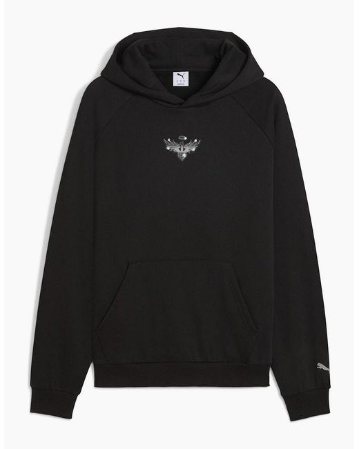 PUMA Black Melo Alwayz On 1 Performance Hoodie for men