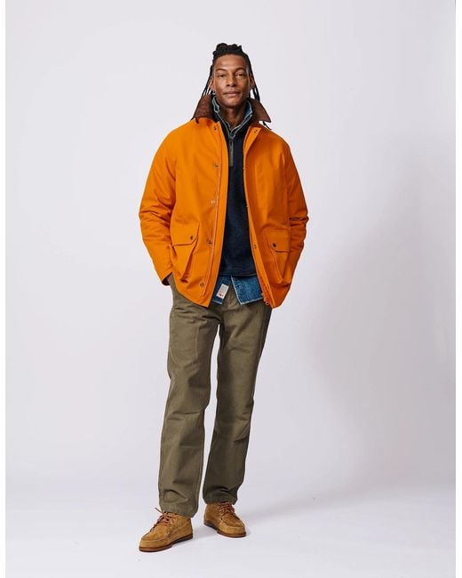 aubi Orange Derwent Jacket for men