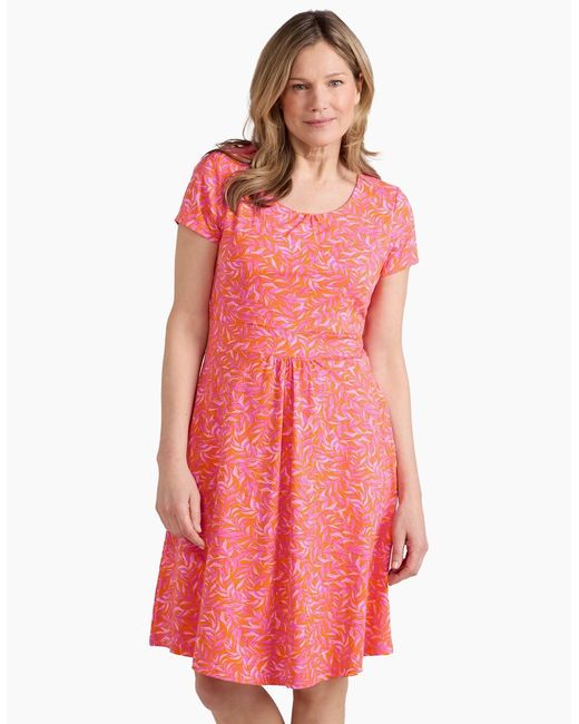 Mountain Warehouse Pink Ladies Orchid Leaves Dress