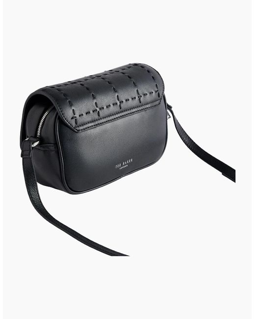 Ted Baker Black Ted Bake Stalina Stitch Detail Camera Bag