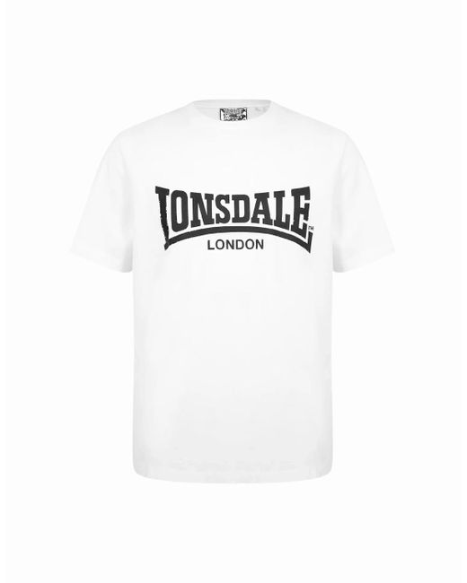 Lonsdale Multicolor T Shirts 4 Pack Bundle Crew Neck Regular Fit Summer Graphic Tee for men