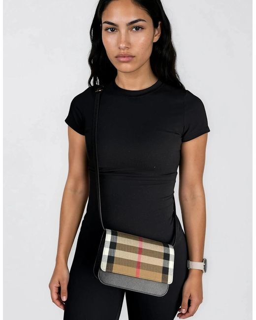 Burberry Brown 'Madison' Leather Shoulder Bag