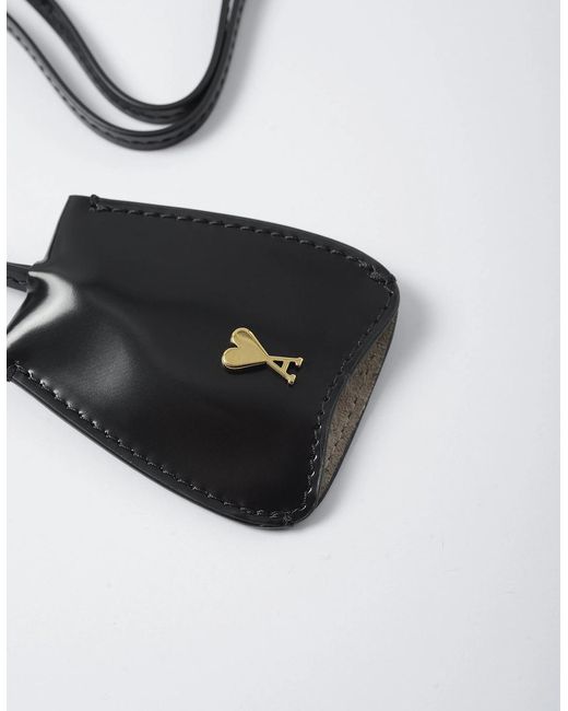 AMI Black Paris Cloche Keyring for men