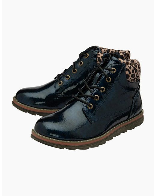 Lotus Blue Lexis Ankle Boots