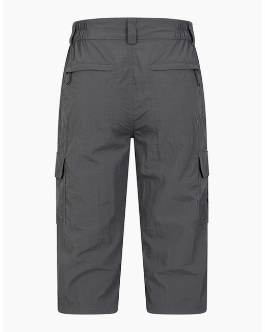 Mountain Warehouse Blue Explore 3/4 Shorts for men