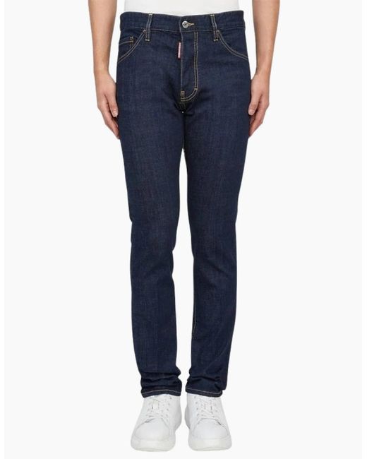 DSquared² Blue Dark Rinse Wash Cool Guy Jeans for men
