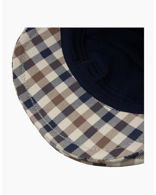 Aquascutum Multicolor Iconic Flat Cap 28 for men