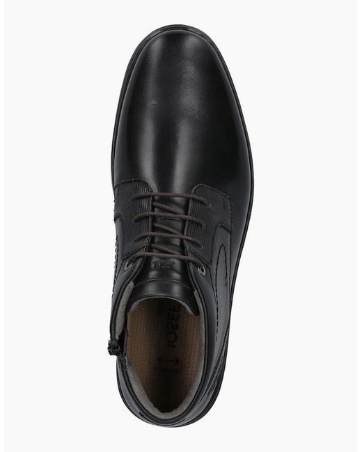 Josef Seibel Black Alastair 17 Boots for men