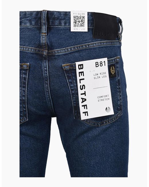 Belstaff Blue B81 Denim Jean Washed for men