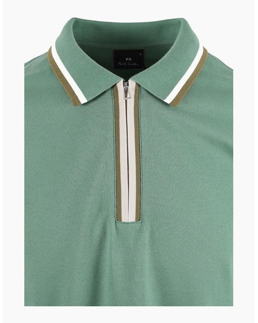 Paul Smith Green Reg Fit Polo Shirt for men