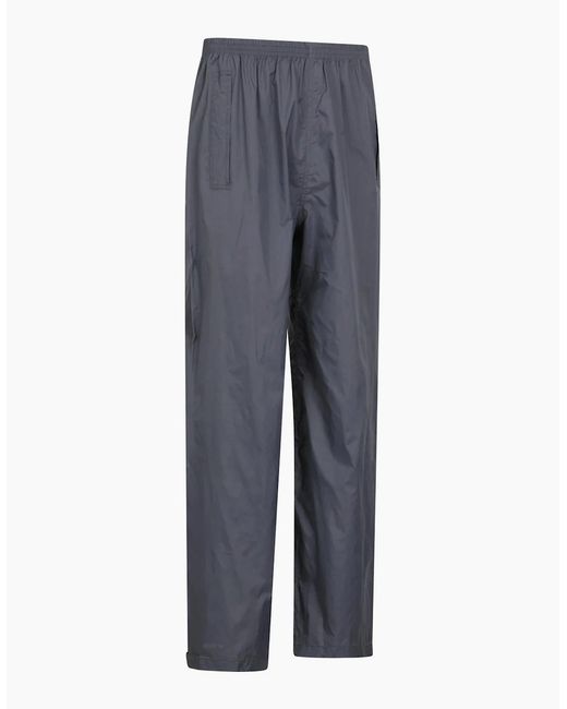 Mountain Warehouse Gray Pakka Waterproof Over Trousers for men