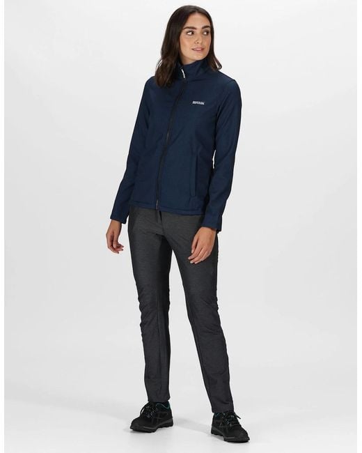 Regatta Blue Ladies Connie V Softshell Walking Jacket
