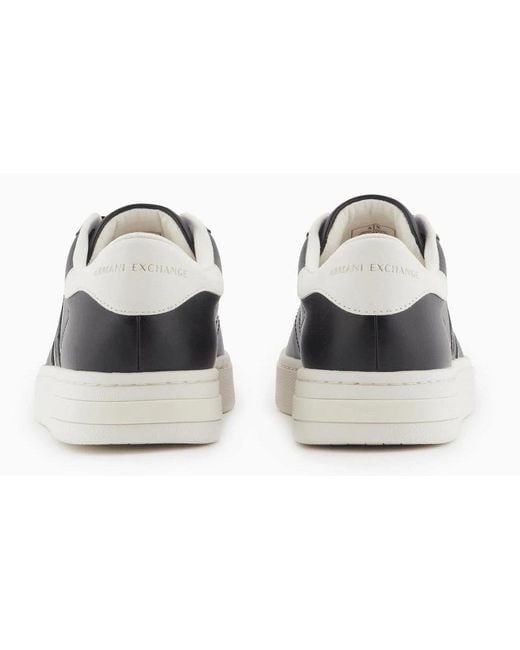 ARMANI EXCHANGE Black Low Top/ Sneaker Trainer for men