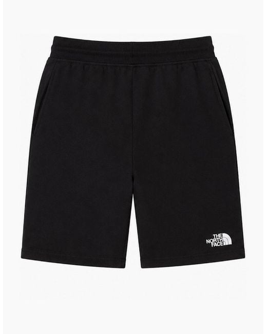 The North Face Black Standard French Terry Shorts for men