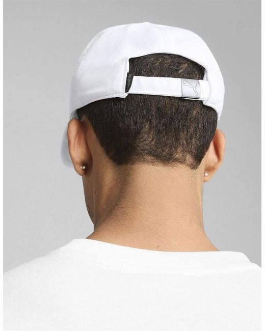 PUMA White Premium Ess Classic Bb Cap Baseball Adults for men