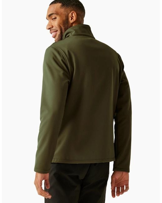 Regatta Green Cera V Wind Resistant Soft Shell Jacket for men