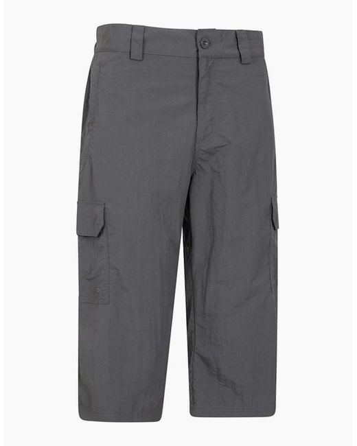 Mountain Warehouse Blue Explore 3/4 Shorts for men