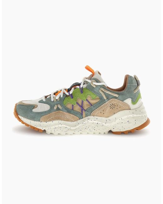 Flower Mountain Green Yamabushi Trainers for men