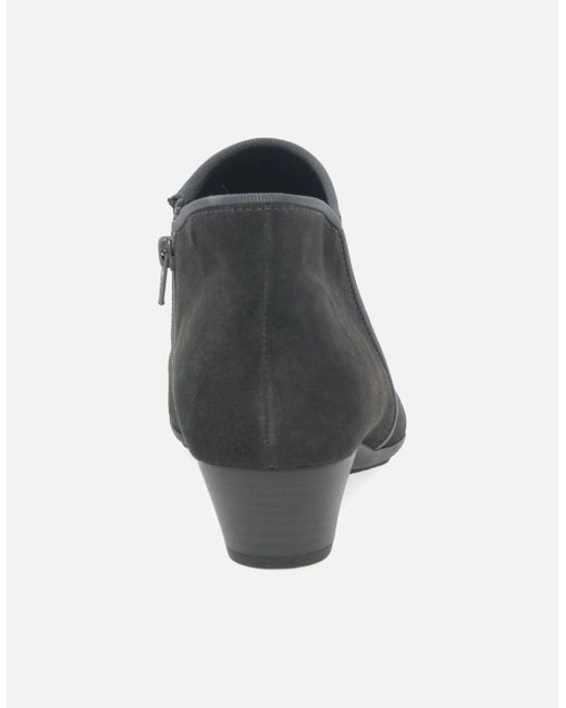 Gabor Black Trudy Ankle Boots