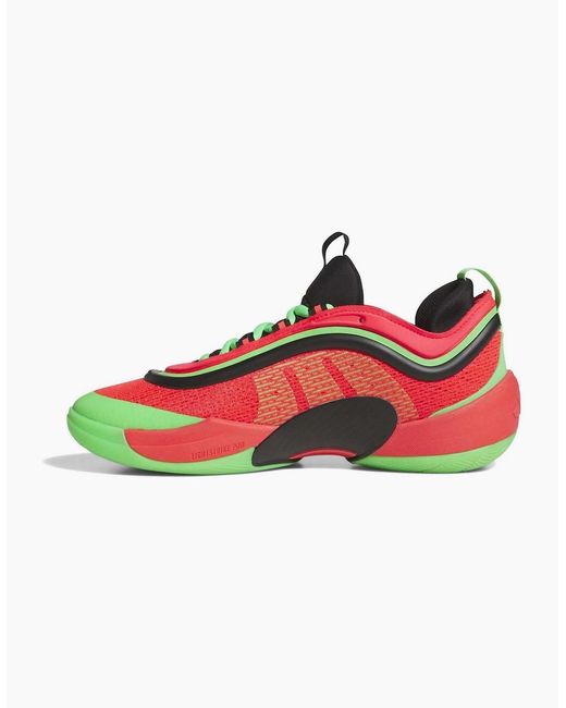 Adidas Red Don Issue 6 Low Top Lace-Up Sneakers for men