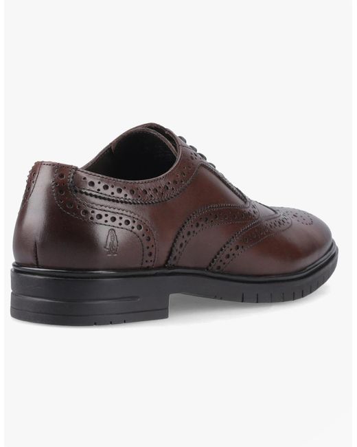 Hush Puppies Brown Santiago Brogue Shoes for men