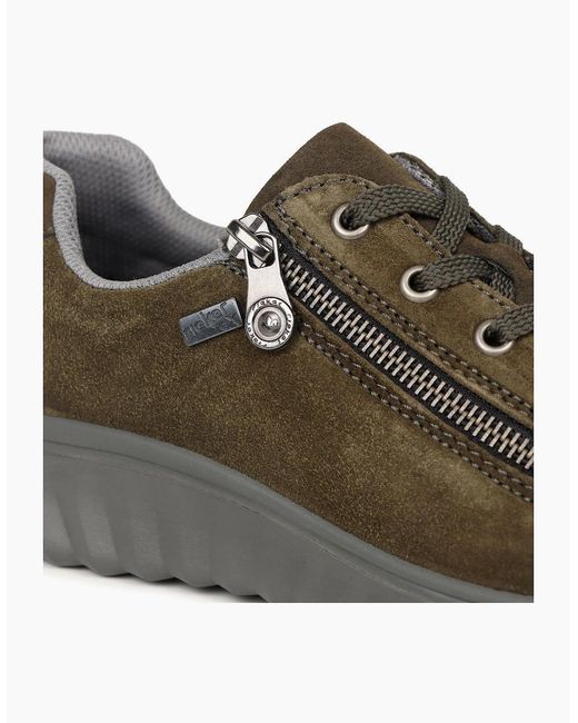 Rieker Brown Etta Waterproof Shoes