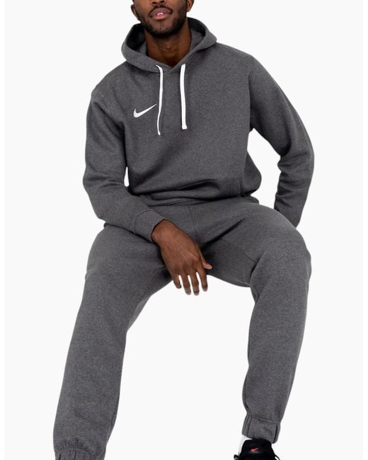 Nike Gray Team Club 20 Hoodie for men