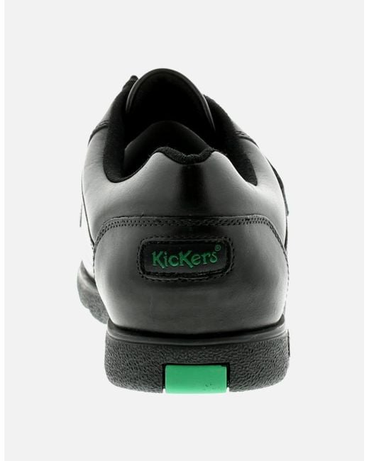 Kickers Black Shoes Work School Fragma Strap 3 Am Leather Uk Size for men