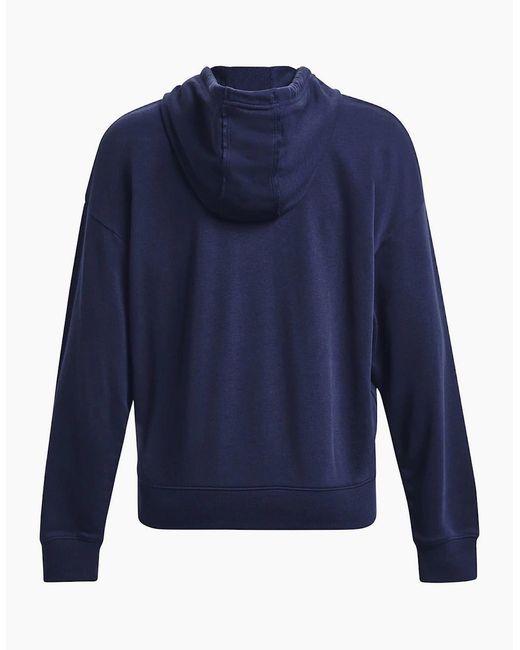 Under Armour Blue Rock Hooded Relaxed Fit Sweatshirt