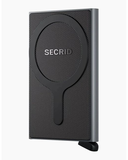 Secrid Gray Magsafe Card Protector Titanium for men