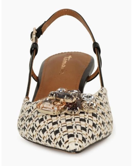 Tamaris Metallic Marilu Open Court Shoes