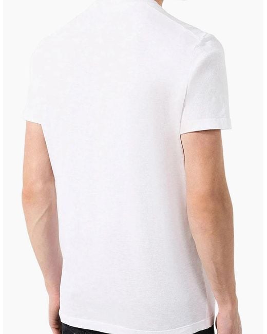 DSquared² White The Lone Buffalo Graphic Print T-Shirt for men
