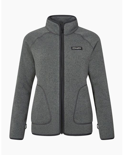 Berghaus Gray Asterby Interactive Full Zip Fleece