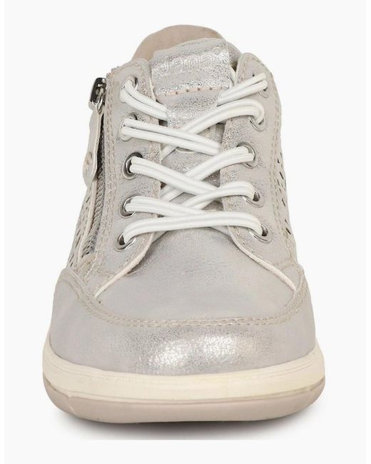 Softline White Austin Trainers