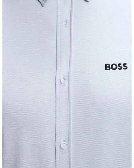 Boss Blue Light Short Sleeved Motion Shirt for men