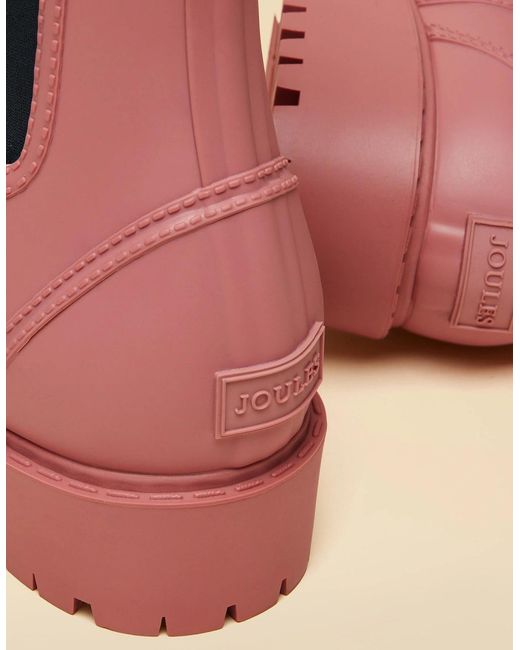 Joules Red Oakfield Wellingtons