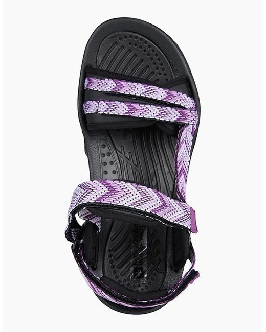 Mountain Warehouse Blue Ladies Cyprus Chevron Sandals