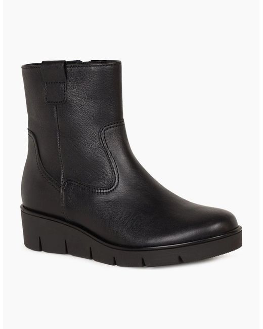 Gabor Black Enhance Ankle Boots