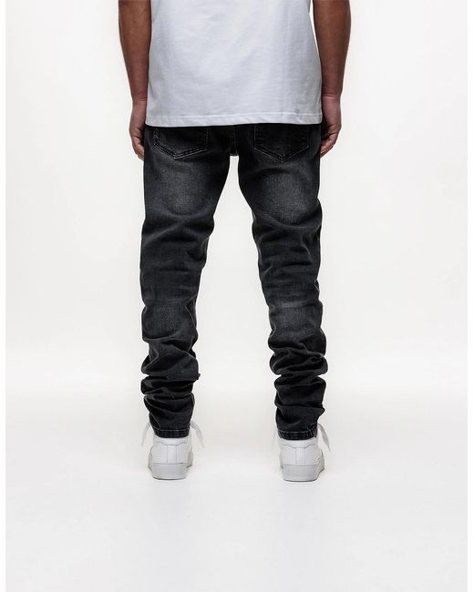 Magrit Black Dawn Slim Jeans for men