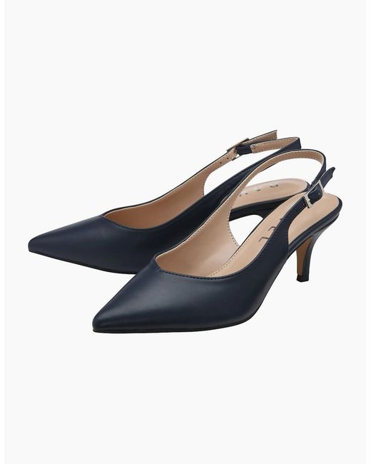 Ravel Blue Foston Slingback Court Shoes