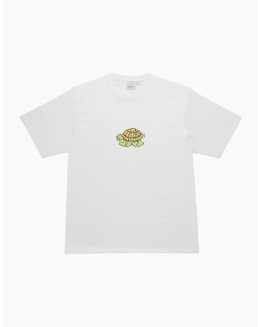 Gramicci White Turtle T-Shirt for men
