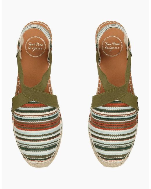 Toni Pons Metallic Vinaros Low Wedge Sandals