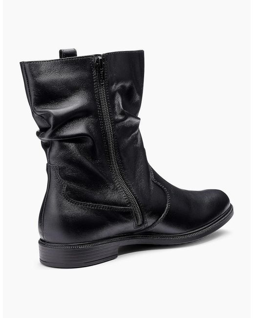 Hotter Black Irving Boots