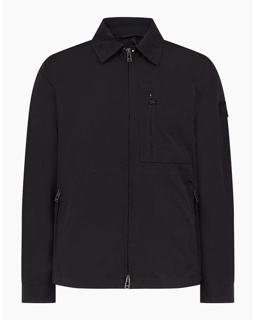 Belstaff Blue Grid Overshirt for men
