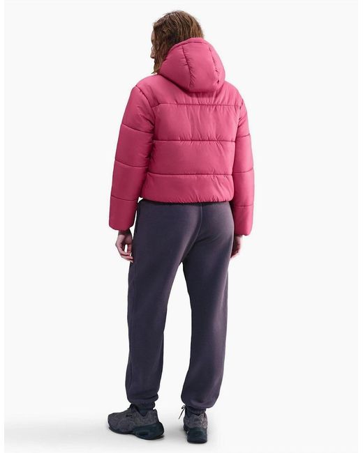 Nike Pink Sportswear Classic Puffer Jacket