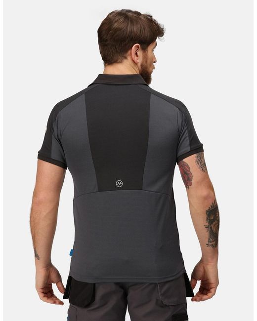 Regatta Gray Professional Polo Shirt for men