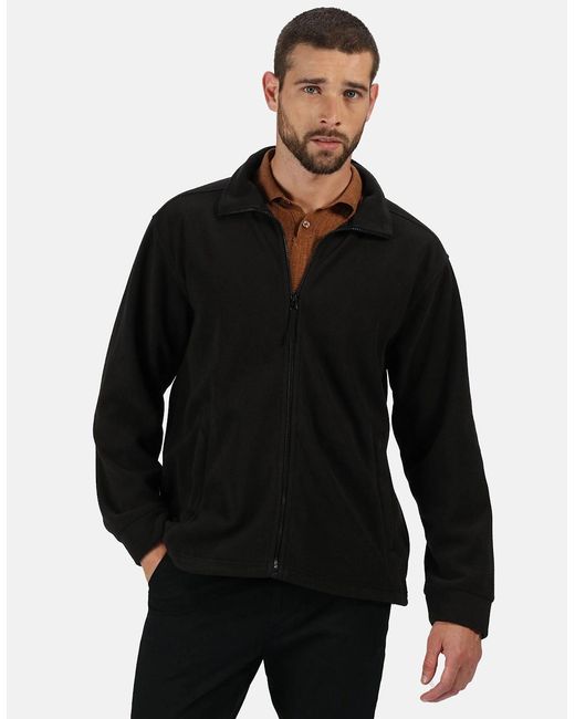 Regatta Black Professional Full Zip Fleece Jacket for men