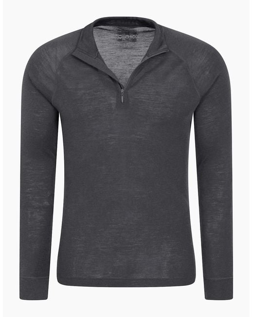 Mountain Warehouse Gray Merino Ii Base Layer Top for men