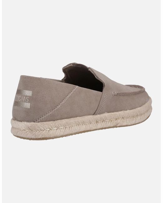 TOMS Gray Alonso Loafer Rope for men