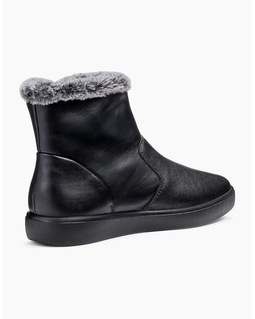 Hotter Black Manor Wide Fit Ankle Boots